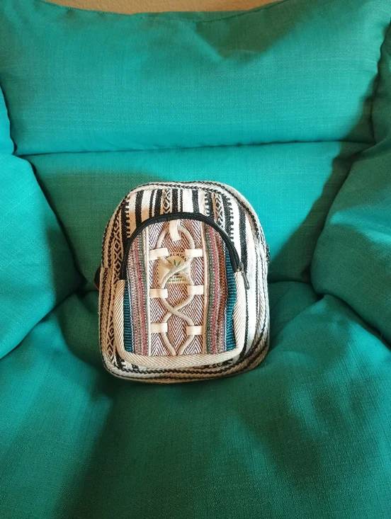 Hemp Mini Backpack ๐ - Picture 1 of 5